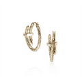John Hardy Earrings in Yellow Gold containing Diamond EGGX986742DI