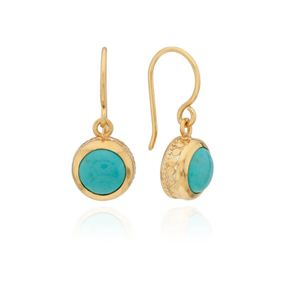 Anna Beck Earrings in Mixed Metals containing Turquoise ER10545-GTQ