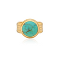 Anna Beck Rings in Mixed Metals containing Turquoise RG10550-GTQ