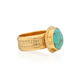 Anna Beck Rings in Mixed Metals containing Turquoise RG10550-GTQ