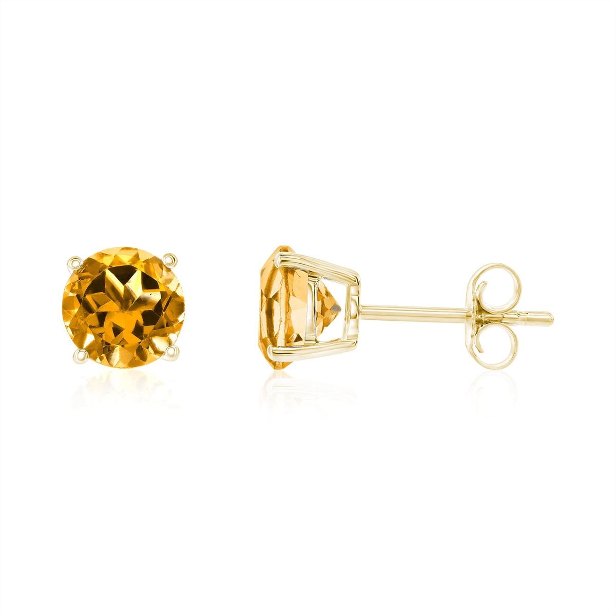 Earrings Earrings in Yellow Gold containing Citrine 452013