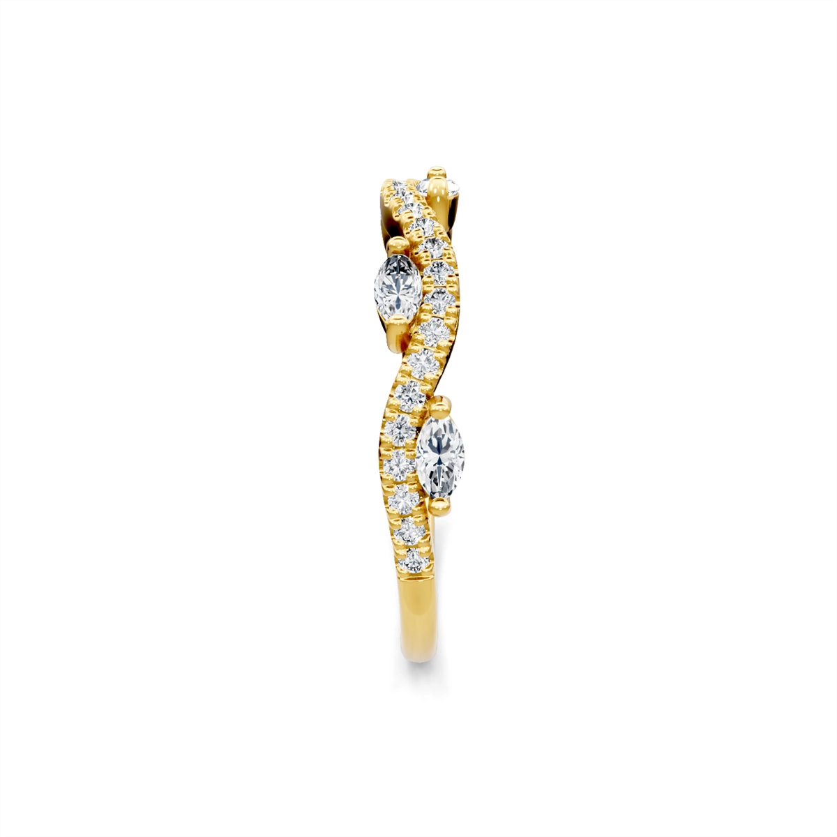 Wedding Bands Wedding Rings in Yellow Gold containing Diamond 452026