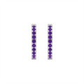 Earrings Earrings in White Gold containing Amethyst 452032