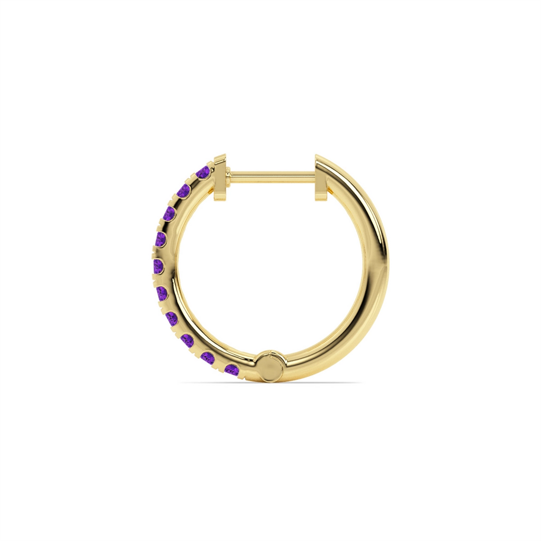 Earrings Earrings in Yellow Gold containing Amethyst 452033