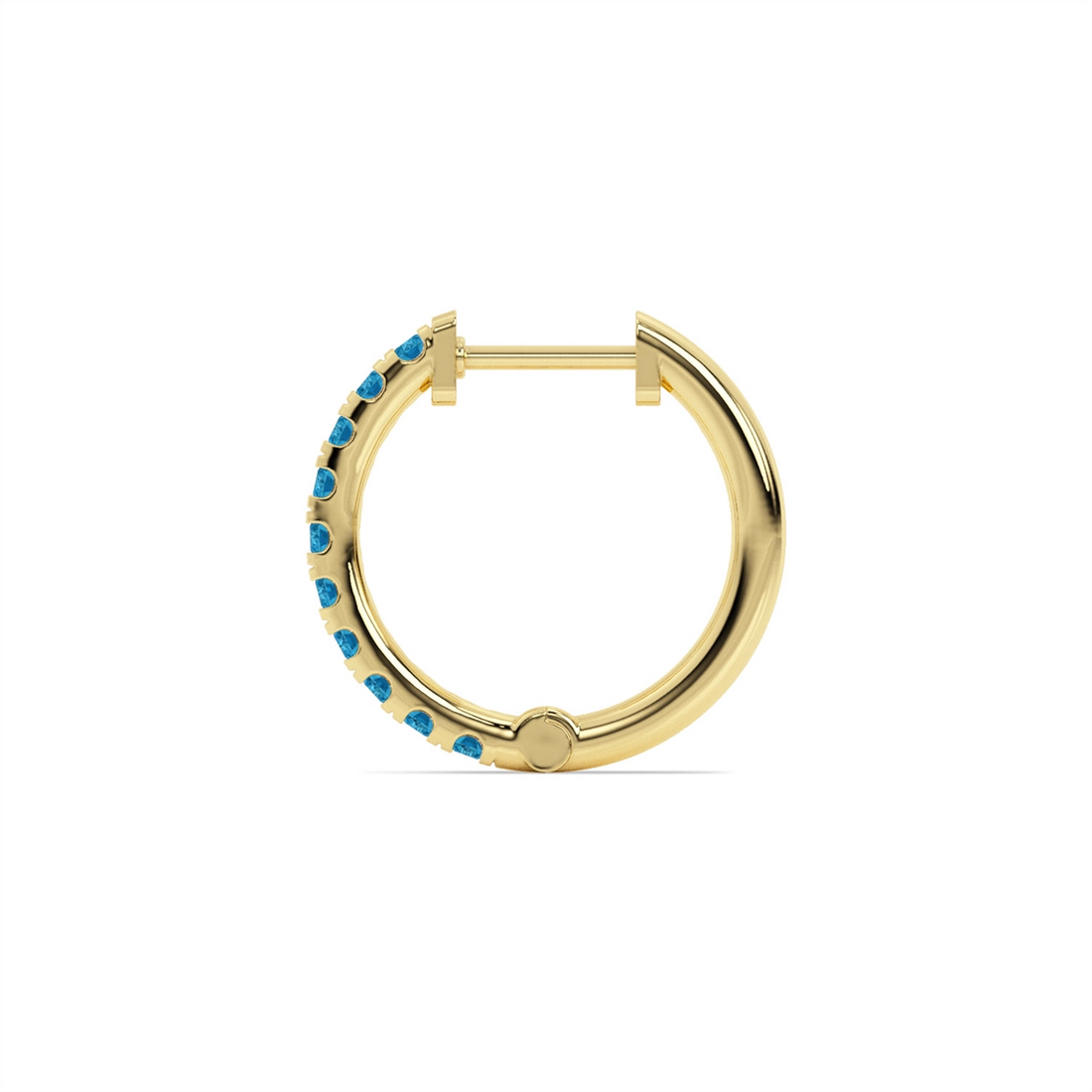 Earrings Earrings in Yellow Gold containing Blue topaz  452037