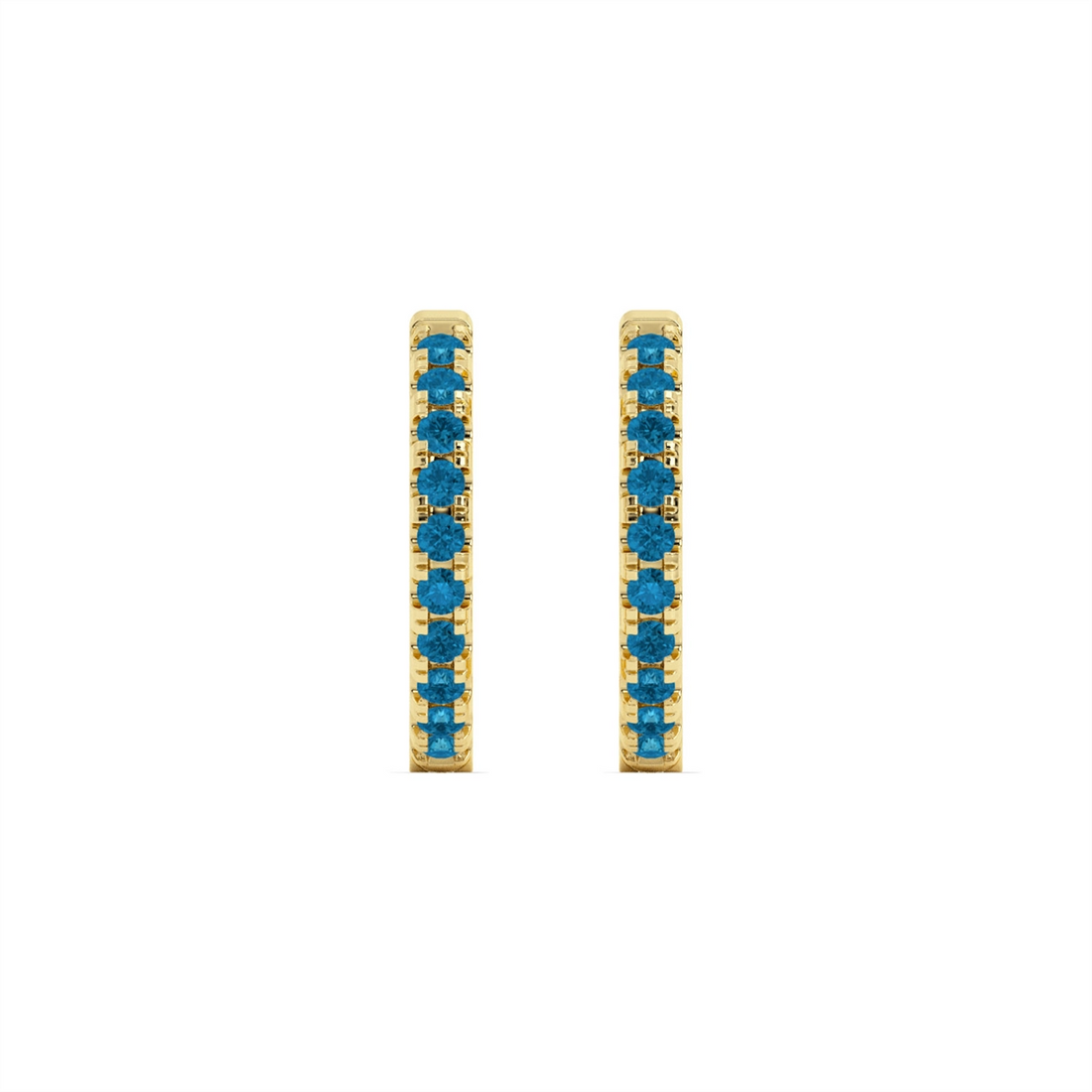 Earrings Earrings in Yellow Gold containing Blue topaz  452037