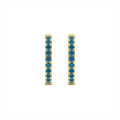 Earrings Earrings in Yellow Gold containing Blue topaz  452037