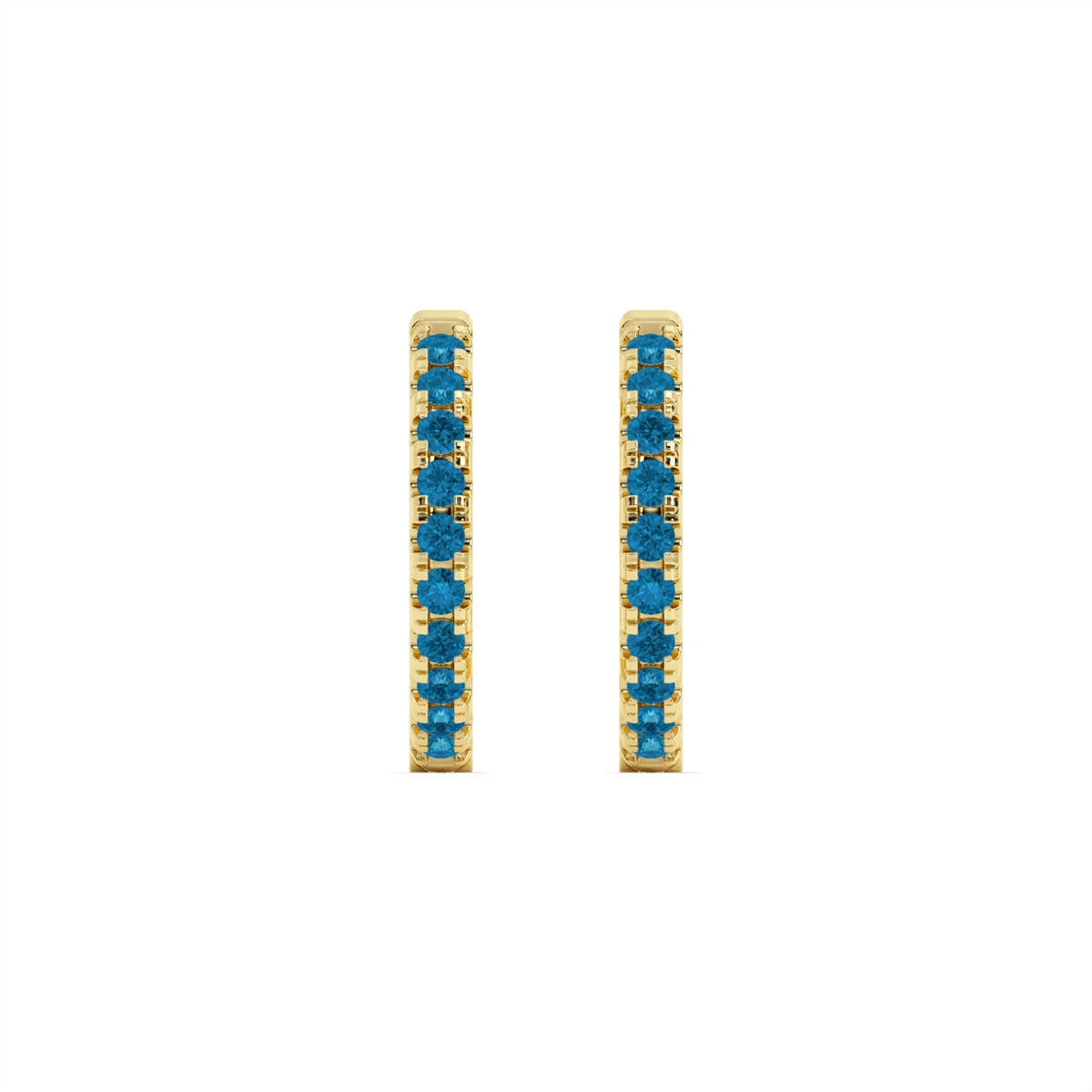 Earrings Earrings in Yellow Gold containing Blue topaz  452037