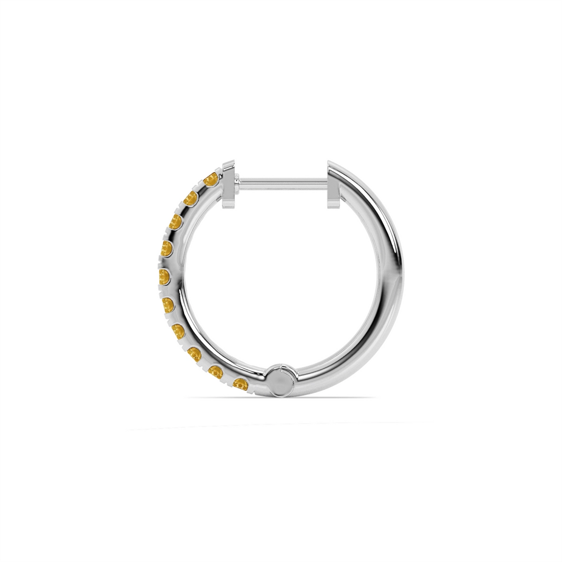 Earrings Earrings in White Gold containing Citrine 452040
