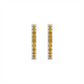 Earrings Earrings in White Gold containing Citrine 452040