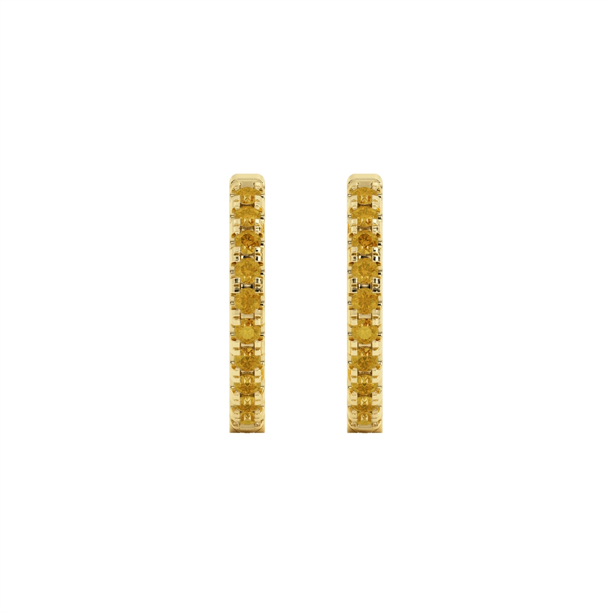 Earrings Earrings in Yellow Gold containing Citrine 452041