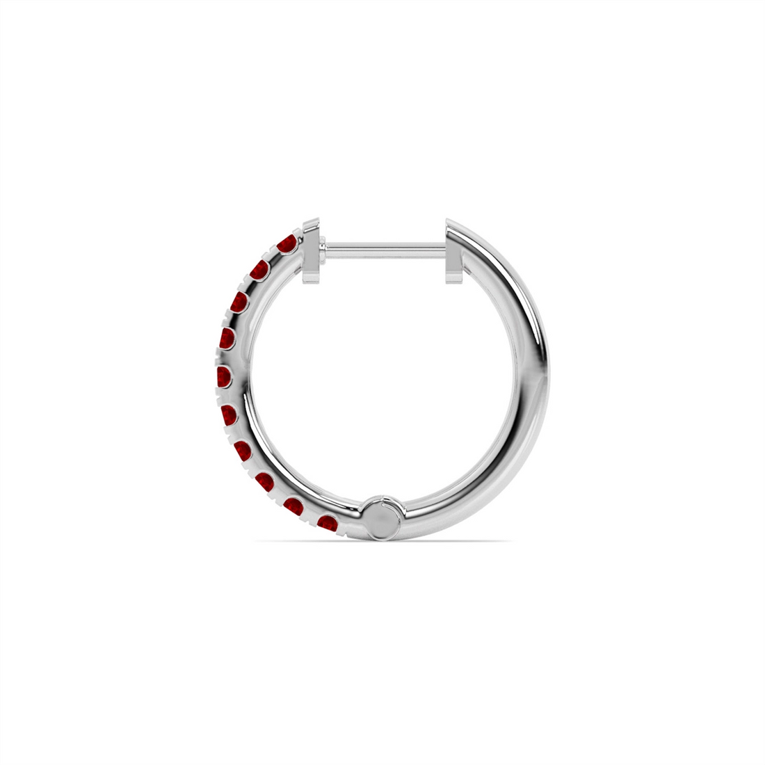 Earrings Earrings in White Gold containing Garnet 452044