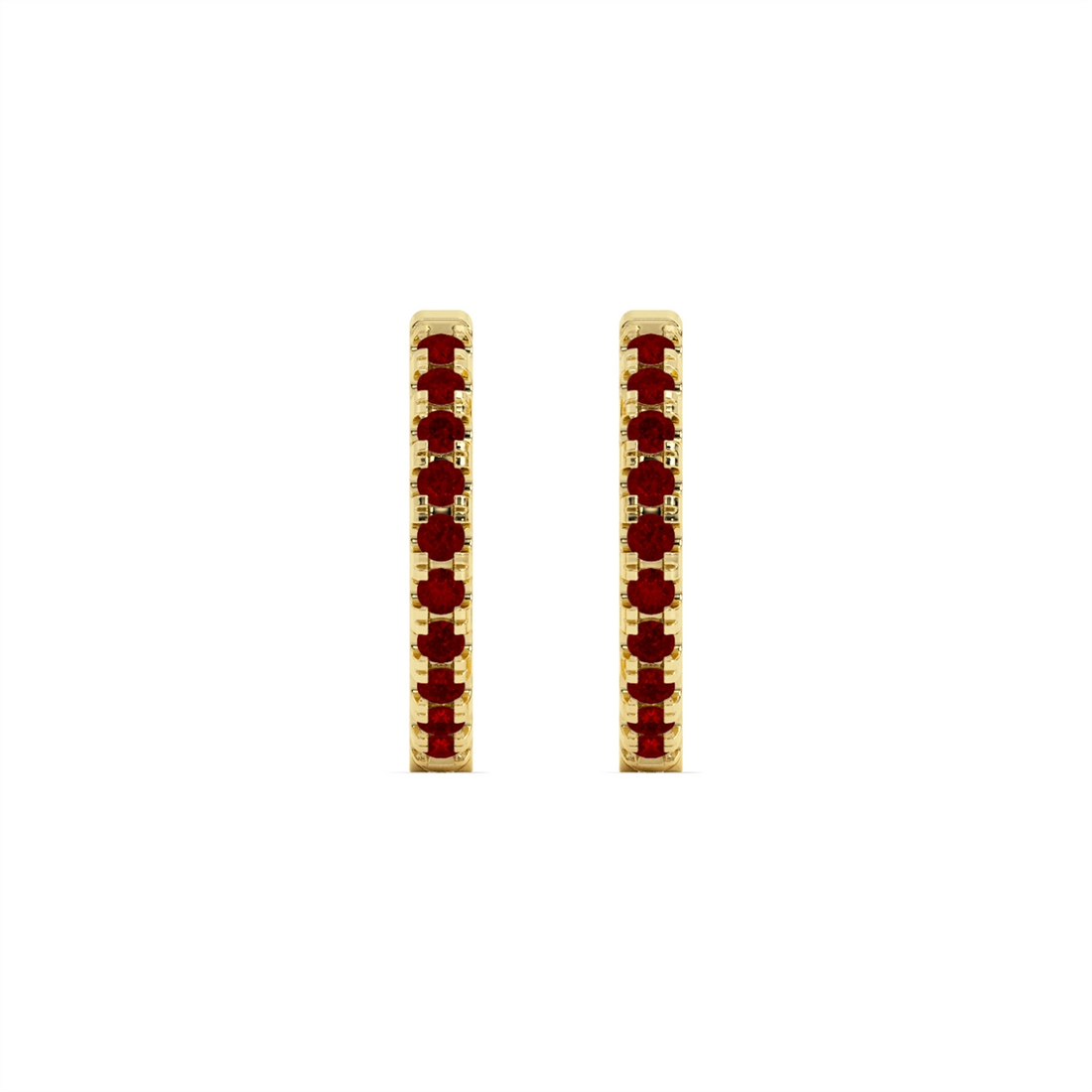 Earrings Earrings in Yellow Gold containing Garnet 452045