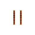 Earrings Earrings in Yellow Gold containing Garnet 452045