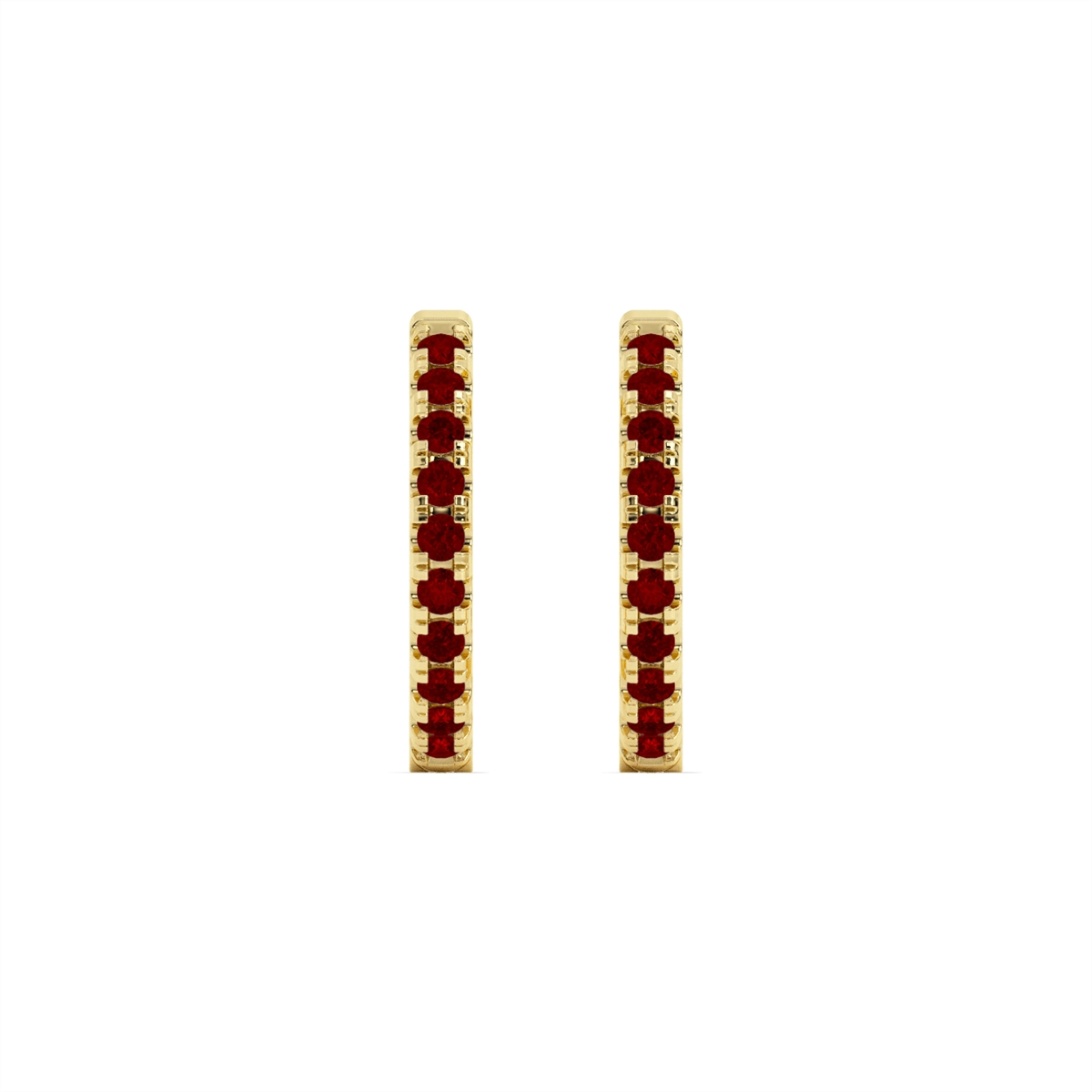 Earrings Earrings in Yellow Gold containing Garnet 452045