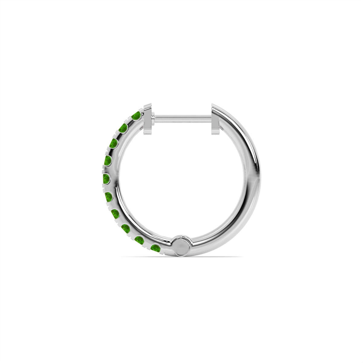 Earrings Earrings in White Gold containing Peridot 452046