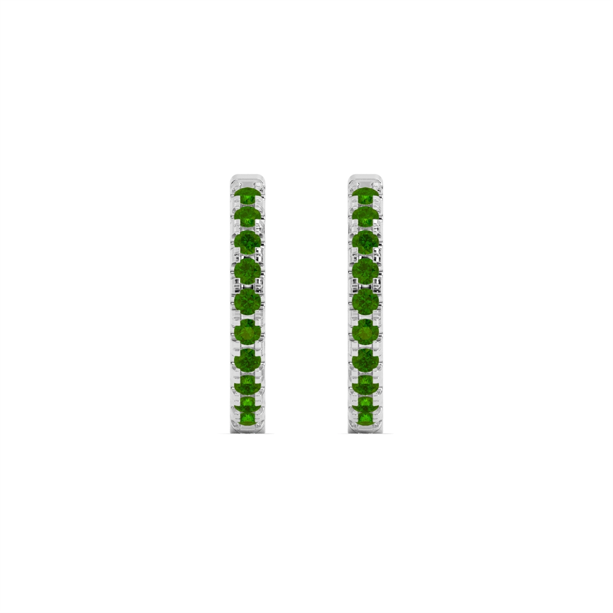 Earrings Earrings in White Gold containing Peridot 452046