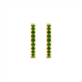 Earrings Earrings in Yellow Gold containing Peridot 452047