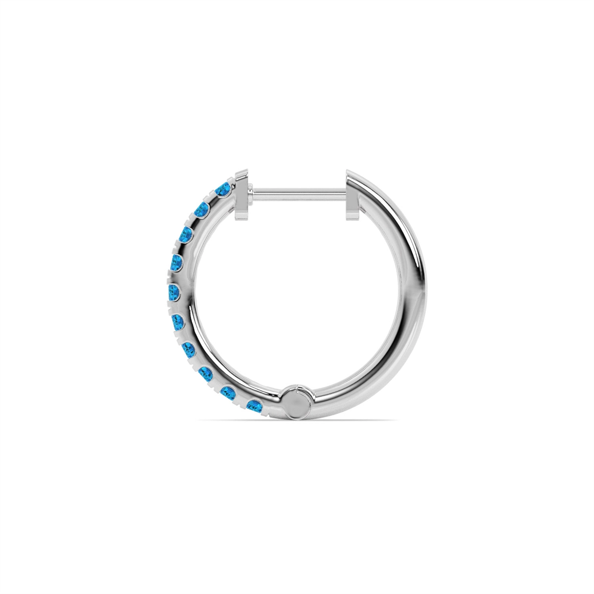 Earrings Earrings in White Gold containing Aquamarine 452048