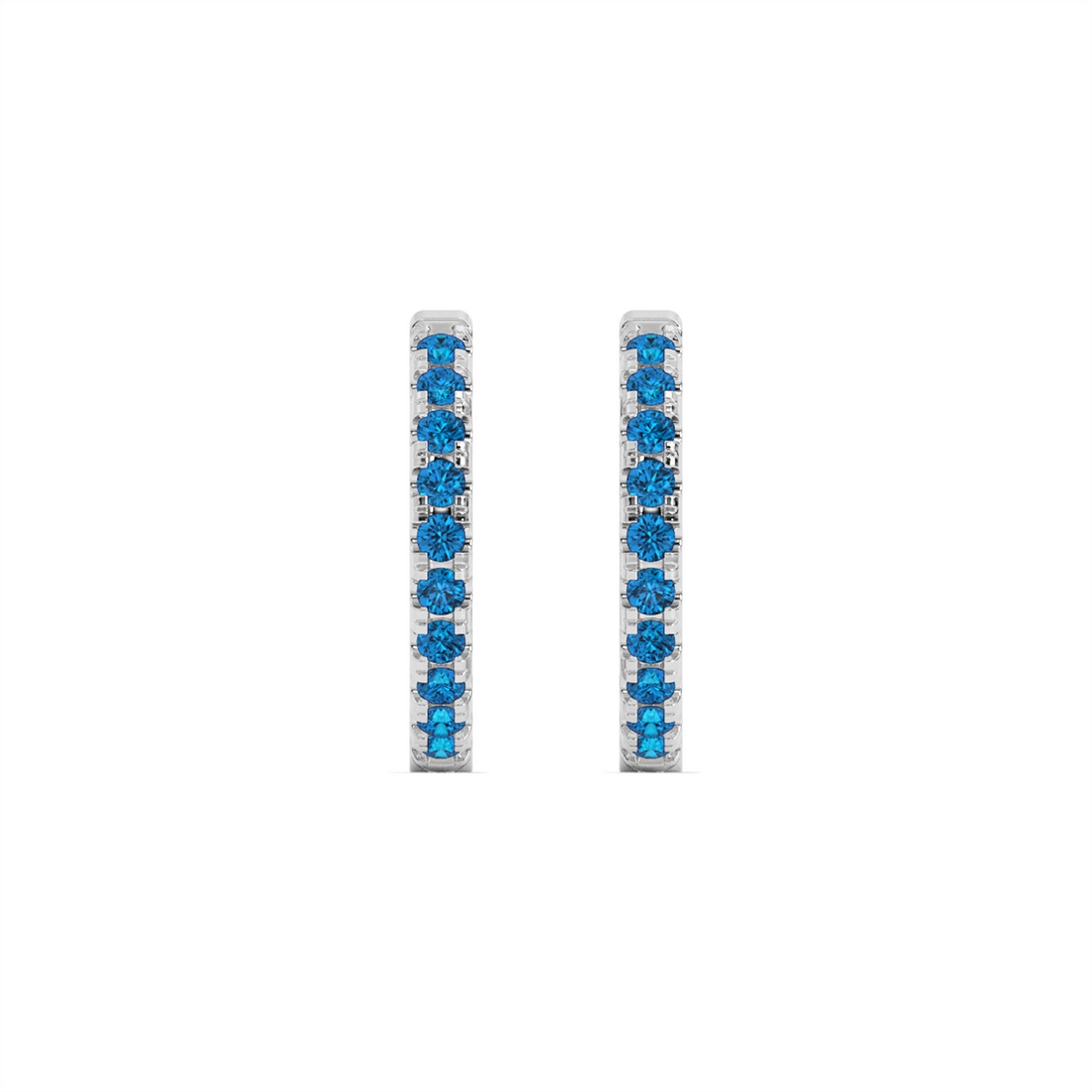 Earrings Earrings in White Gold containing Aquamarine 452048