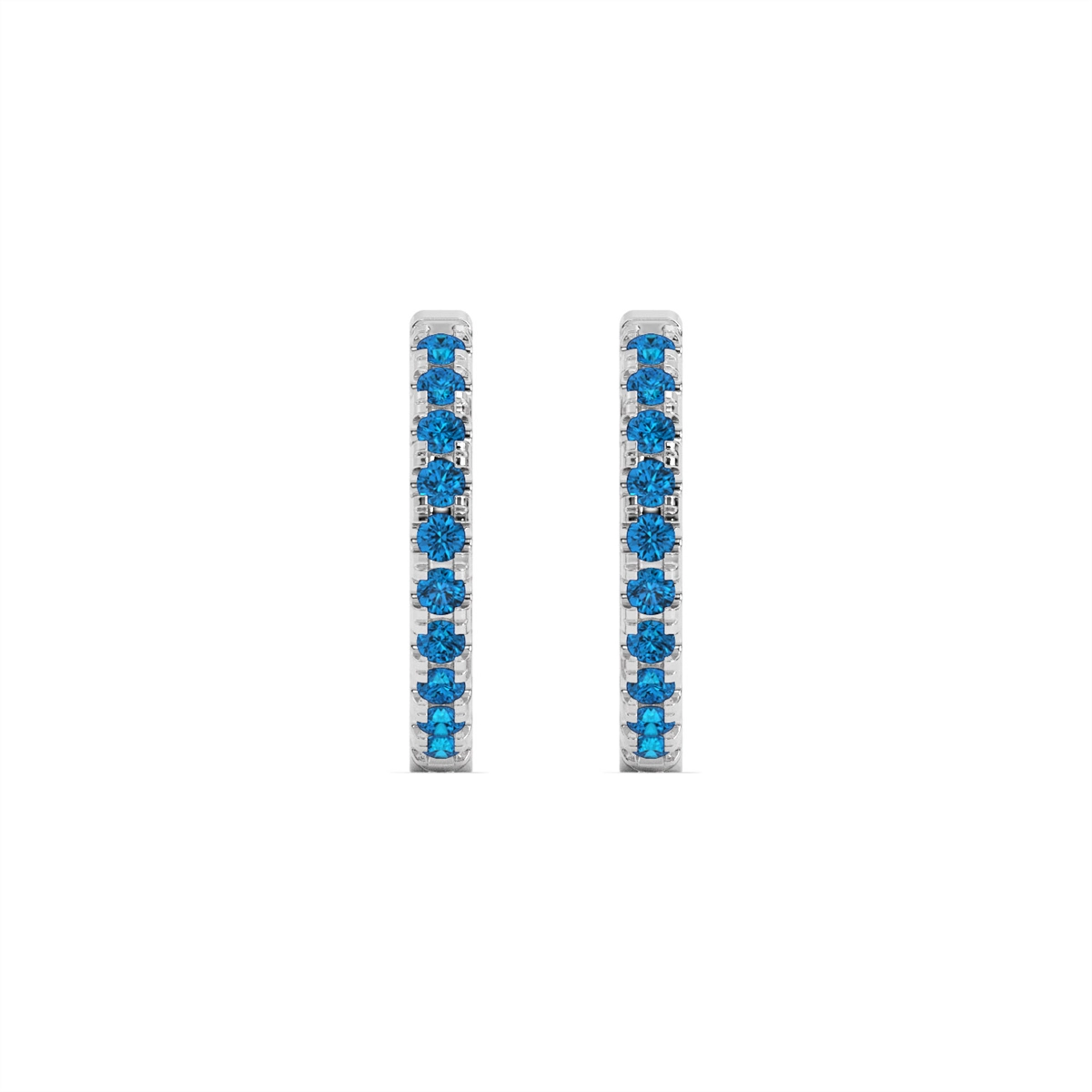 Earrings Earrings in White Gold containing Aquamarine 452048