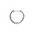 Earrings Earrings in White Gold containing Ruby 452050