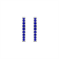 Earrings Earrings in White Gold containing Sapphire 452052