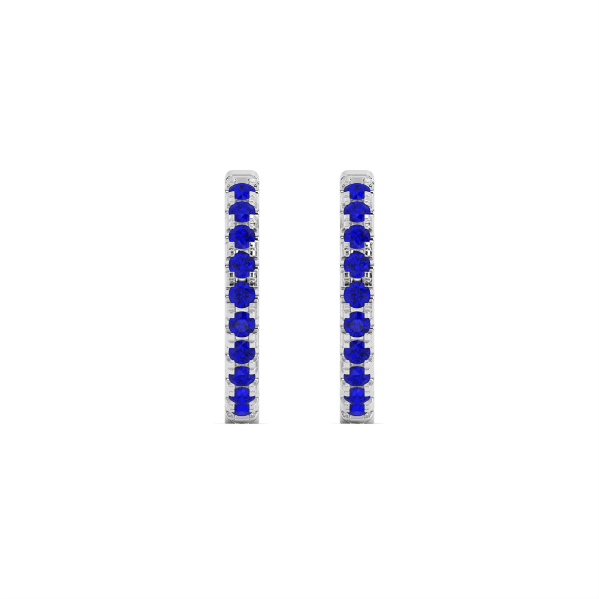 Earrings Earrings in White Gold containing Sapphire 452052