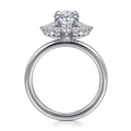 Gabriel & Co Engagement Rings in White Gold containing Diamond ER16185O8W44JJ