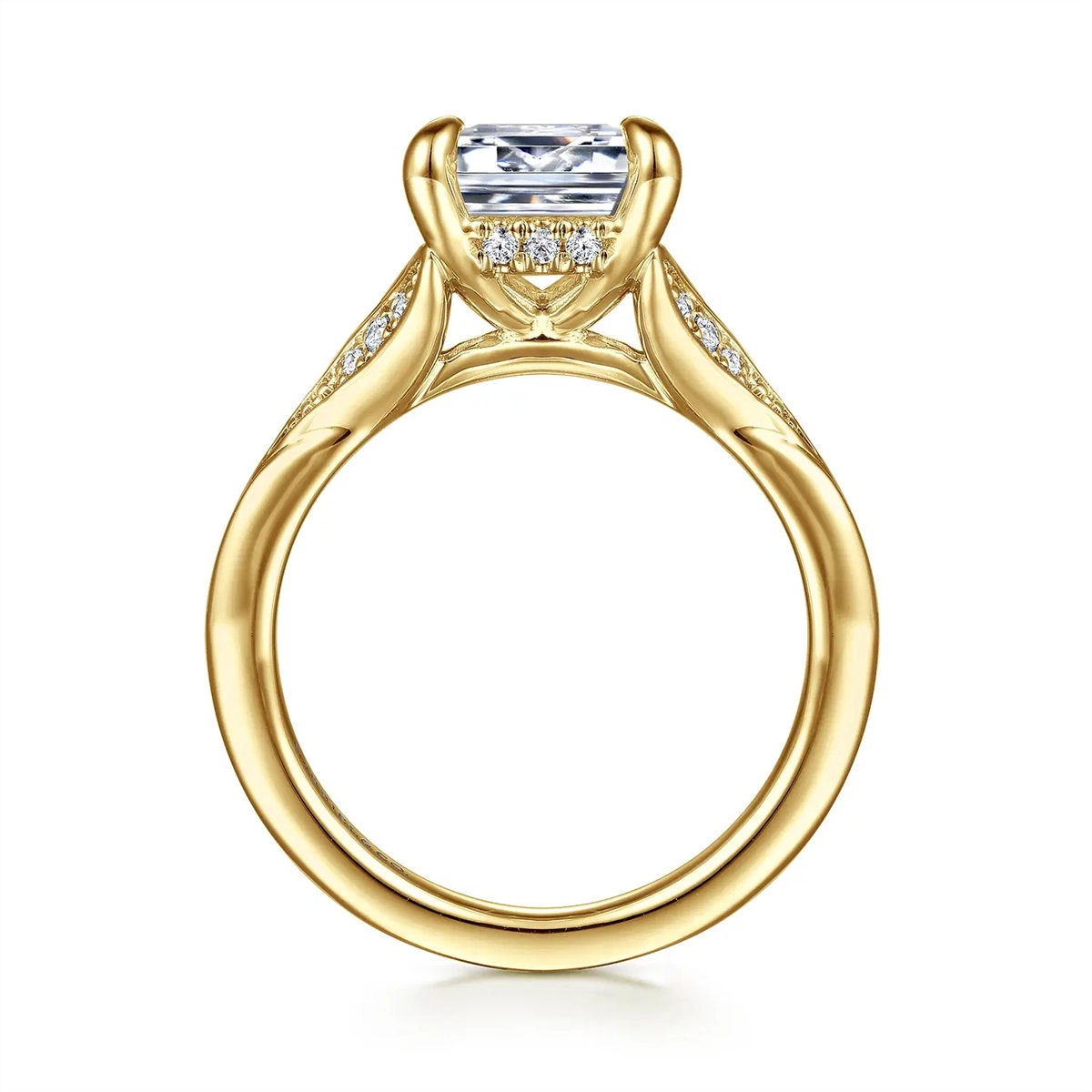 Gabriel & Co Engagement Rings in Yellow Gold containing Diamond ER16704E10Y44JJ
