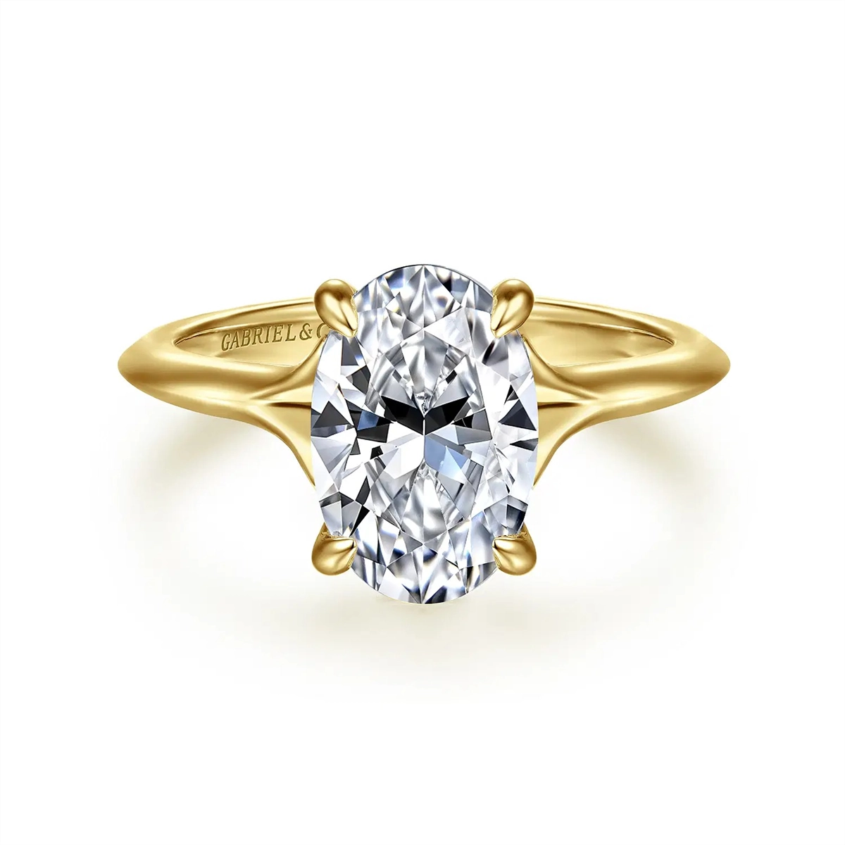 Gabriel & Co Engagement Rings in Yellow Gold containing Diamond 452055