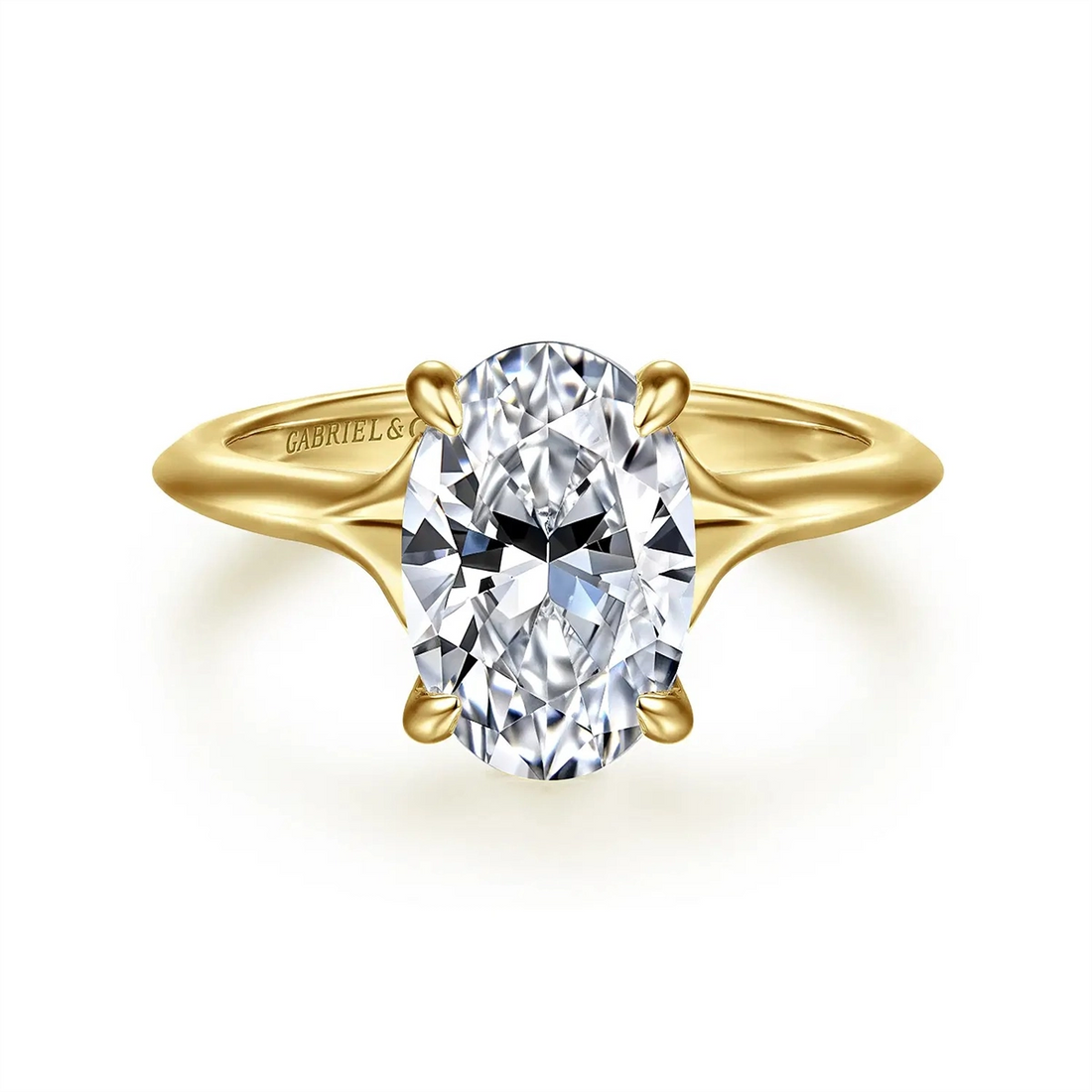 Gabriel & Co Engagement Rings in Yellow Gold containing Diamond ER16734O8Y44JJ