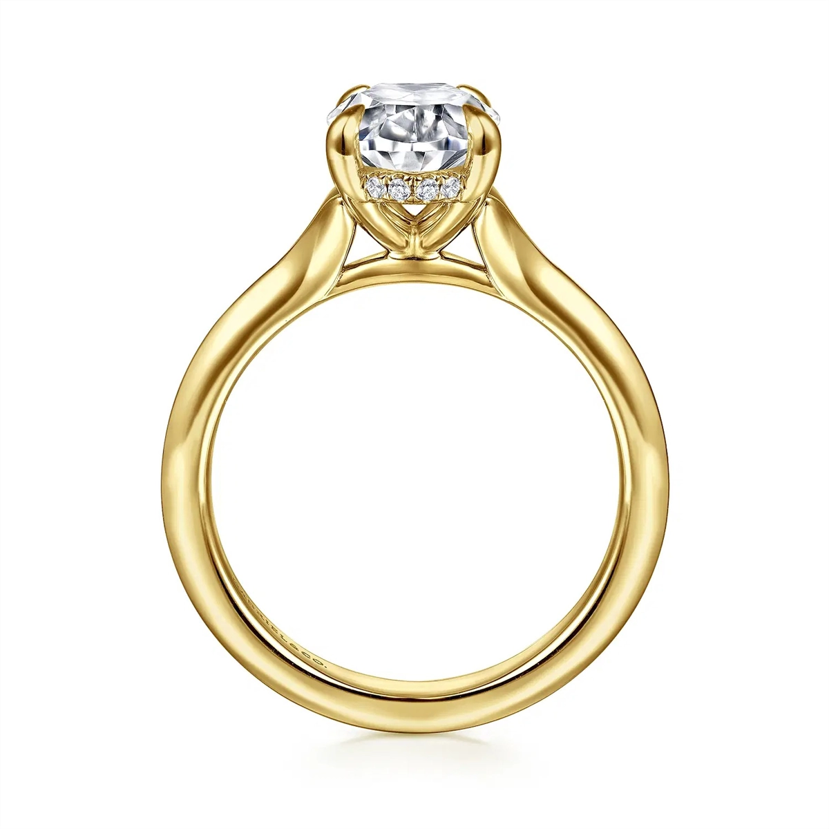 Gabriel & Co Engagement Rings in Yellow Gold containing Diamond 452055