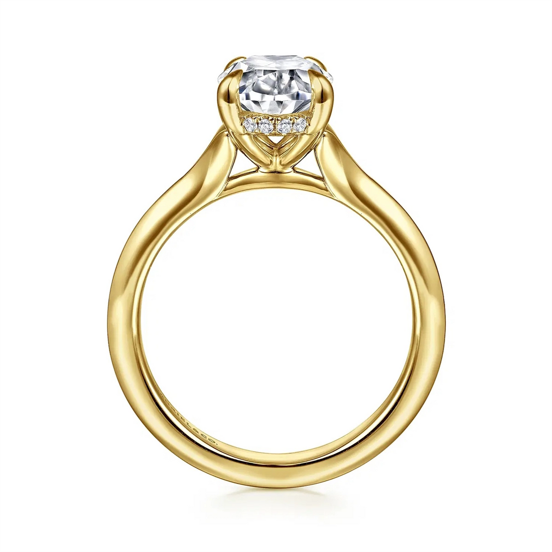 Gabriel & Co Engagement Rings in Yellow Gold containing Diamond ER16734O8Y44JJ