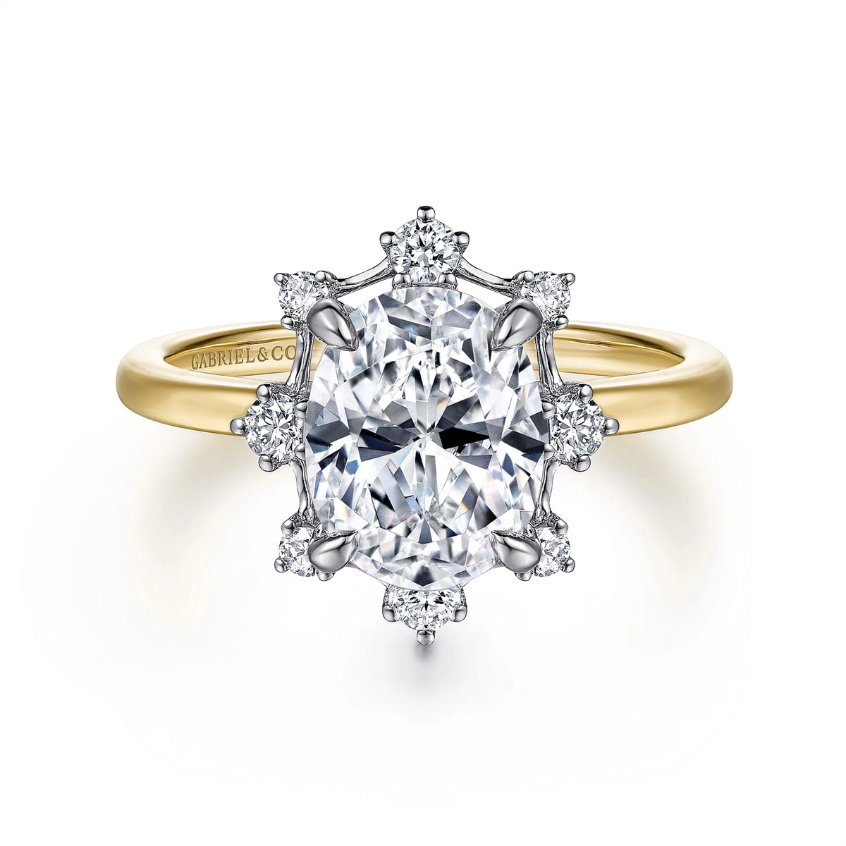 Gabriel & Co Engagement Rings in Mixed Metals containing Diamond ER15723M44JJ
