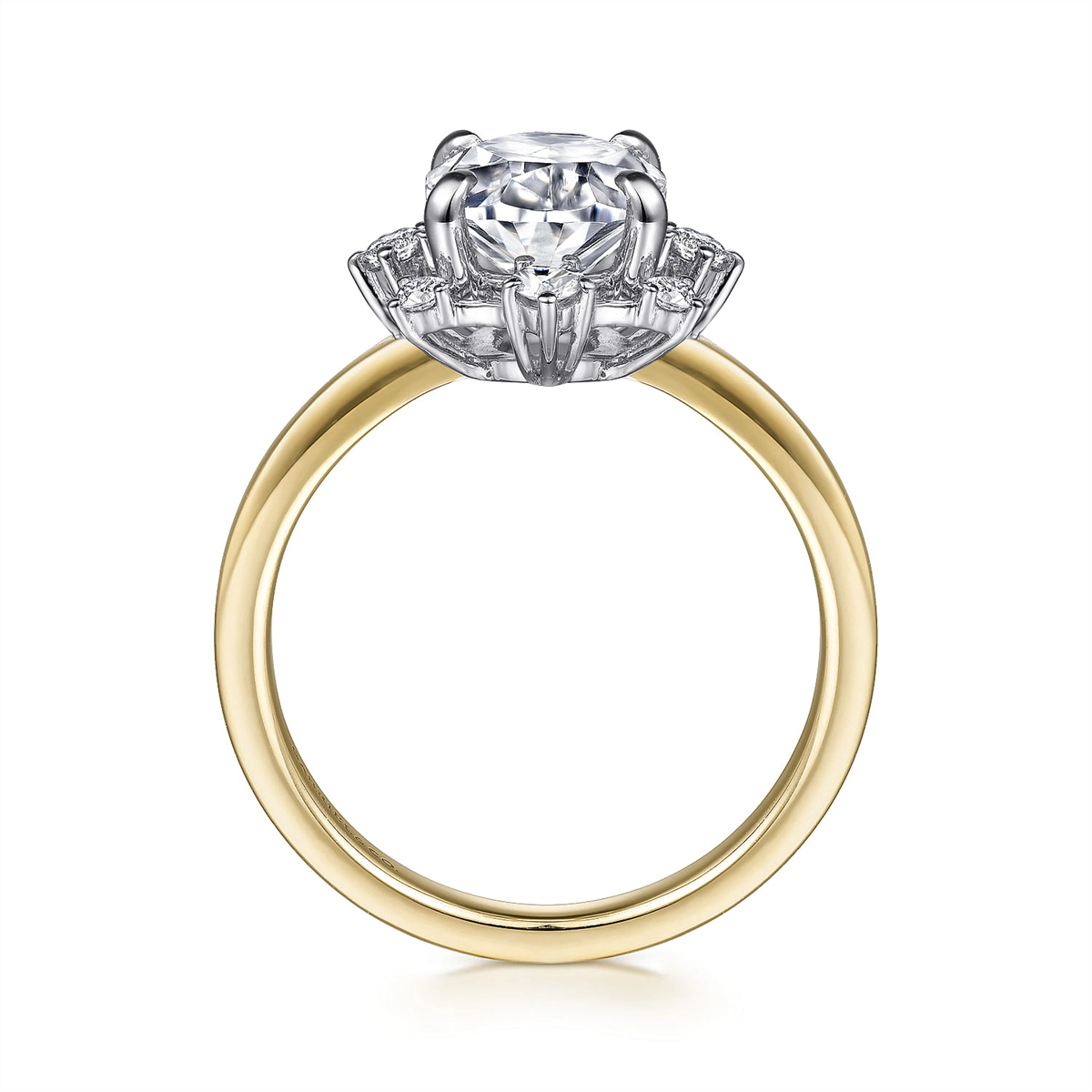 Gabriel & Co Engagement Rings in Mixed Metals containing Diamond ER15723M44JJ