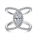 Gabriel & Co Engagement Rings in White Gold containing Diamond ER12644M6W44JJ