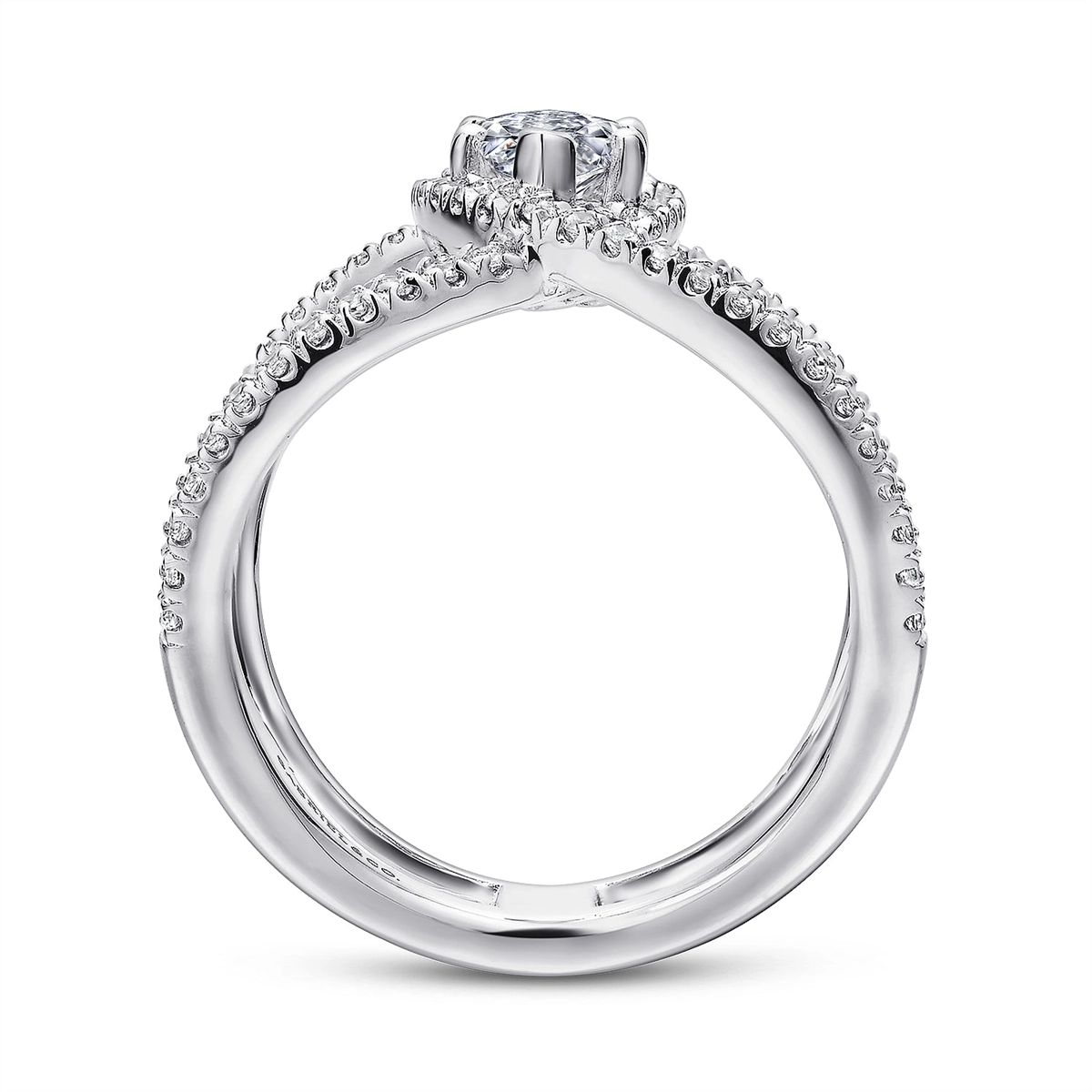 Gabriel & Co Engagement Rings in White Gold containing Diamond ER12644M6W44JJ