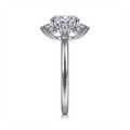 Gabriel & Co Engagement Rings in White Gold containing Diamond ER14661O8W44JJ