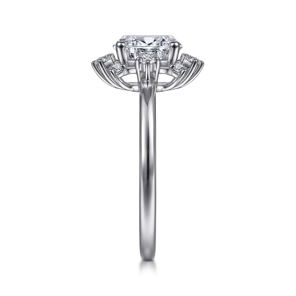Gabriel & Co Engagement Rings in White Gold containing Diamond ER14661O8W44JJ
