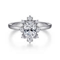 Gabriel & Co Engagement Rings in White Gold containing Diamond ER14661O8W44JJ