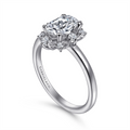 Gabriel & Co Engagement Rings in White Gold containing Diamond ER14661O8W44JJ