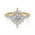 Gabriel & Co Engagement Rings in Yellow Gold containing Diamond ER14450R6Y44JJ