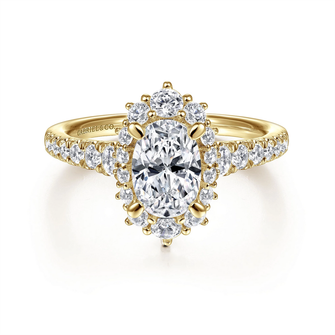Gabriel & Co Engagement Rings in Yellow Gold containing Diamond ER15172O8Y44JJ