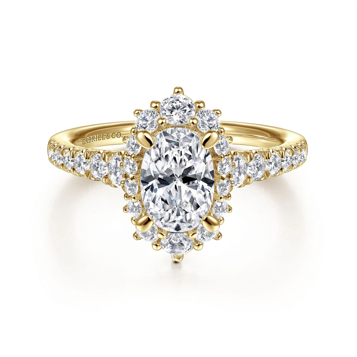 Gabriel & Co Engagement Rings in Yellow Gold containing Diamond ER15172O8Y44JJ