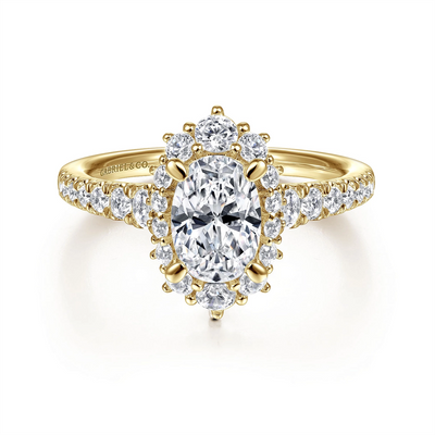 Gabriel & Co Engagement Rings in Yellow Gold containing Diamond ER15172O8Y44JJ