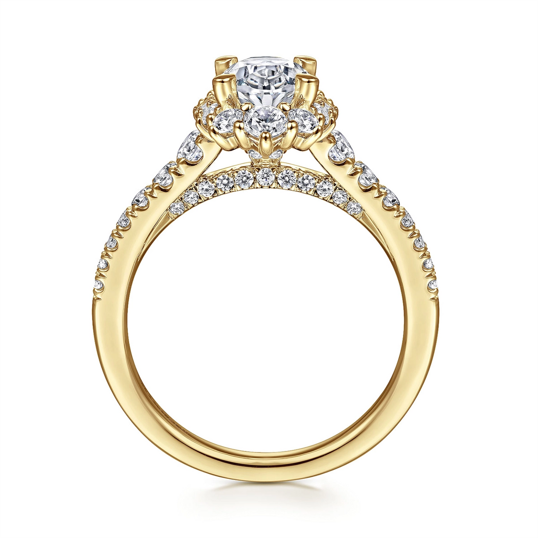 Gabriel & Co Engagement Rings in Yellow Gold containing Diamond ER15172O8Y44JJ