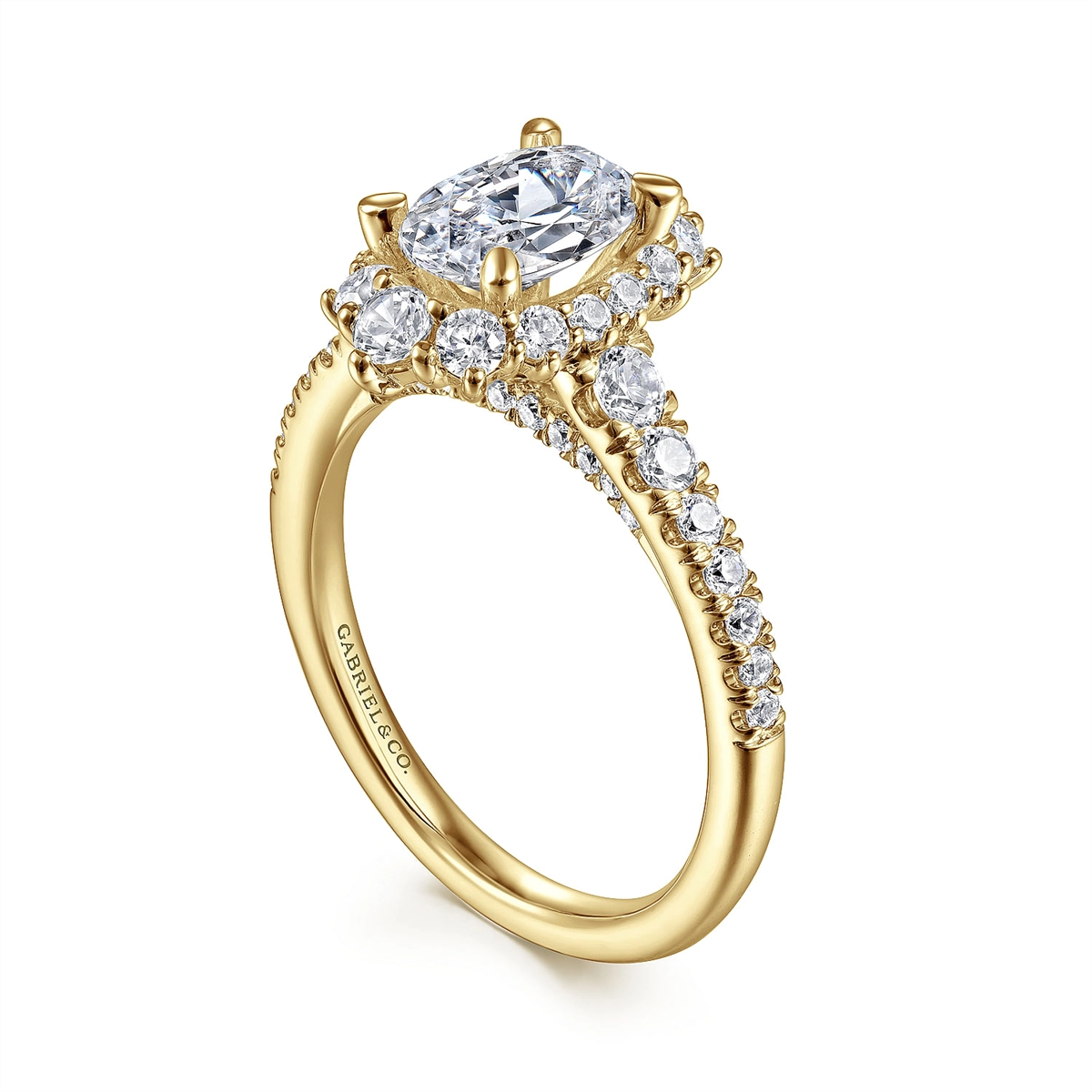 Gabriel & Co Engagement Rings in Yellow Gold containing Diamond ER15172O8Y44JJ