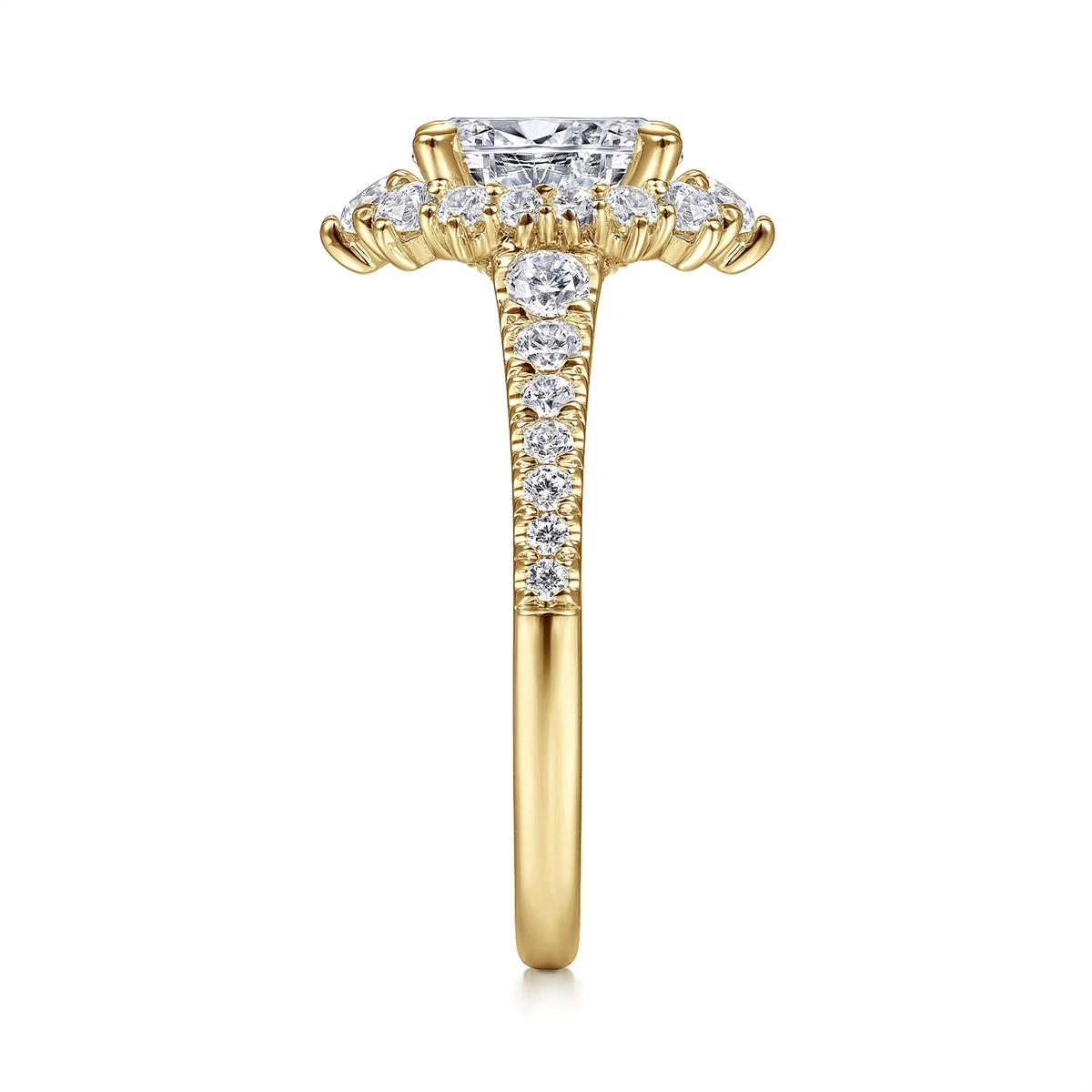 Gabriel & Co Engagement Rings in Yellow Gold containing Diamond ER15172O8Y44JJ