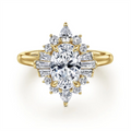 Gabriel & Co Engagement Rings in Yellow Gold containing Diamond 452063